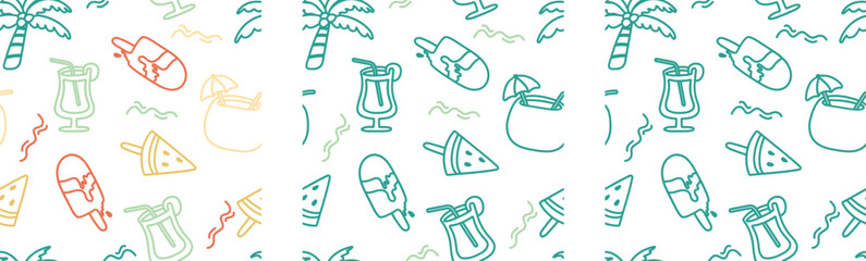 seamless summer pattern