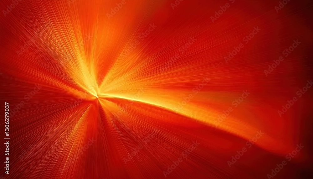 Poster vibrant abstract orange light wave pattern with dynamic motion effect, perfect for modern background and digital design