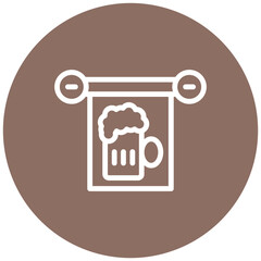 Oktoberfest Banner Icon