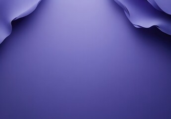 Smooth flowing abstract fabric shape in deep purple tones with elegant curves and texture, ideal for modern backgrounds and creative design projects.