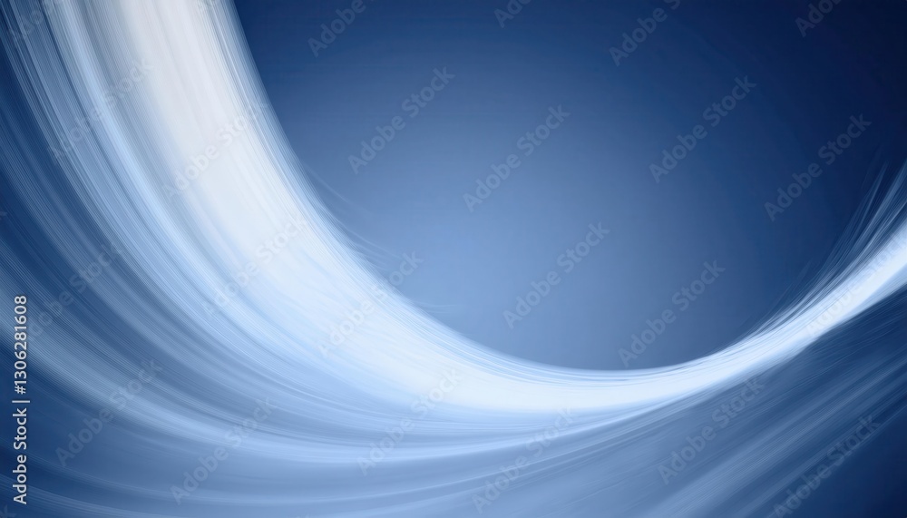 Poster abstract blue motion swirl with gradient light effect, futuristic digital wave background, modern dynamic design for technology, presentation, and creative projects

