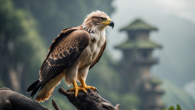 Endangered Javanese eagle species found on the island of Java