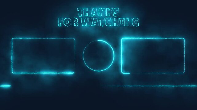 SABER EFFECT YOUTUBE END SCREEN - YOUTUBE OUTRO / Animated YouTube end screen	6