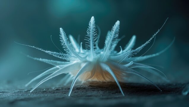 Underwater tintinnid ciliate identified as Favella sp. Layered image.