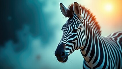 Flashcard featuring the letter Z alongside a striped zebra.