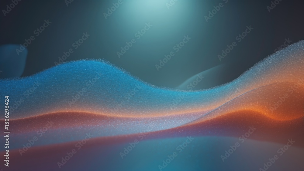 Aufkleber contemporary blurred backdrop featuring an abstract color gradient and film grain effect, crafted as