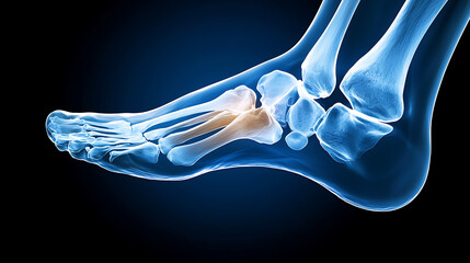 X-ray imaging showing oblique fracture in lower leg medical facility medical content clinical environment detailed view health awareness