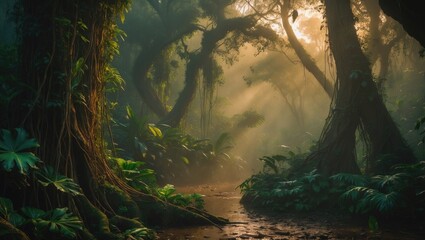 Morning Vibrance in the Jungle