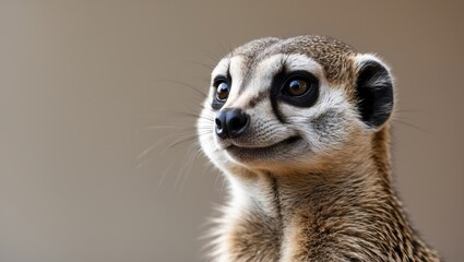 Adorable Meerkat Portrait