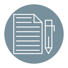 Fototapeta premium Content Icon