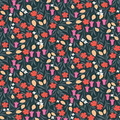 Flower Pattern Background Design Template