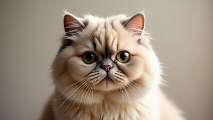 Image title: Representation of a Scottish Fold feline