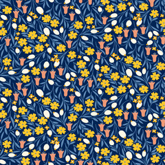 Flower Pattern Background Design Template