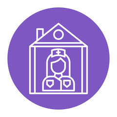 In Home Nurse Icon