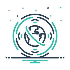 Mix icon for internet