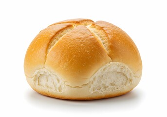 Soft and Glossy Round Bread Roll
