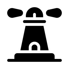 lighthouse glyph icon