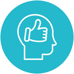 Fototapeta premium Confident Icon