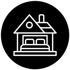 Vector Design Accommodation Icon Style