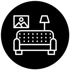 Vector Design Living Room Icon Style