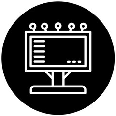 Vector Design Billboard Icon Style
