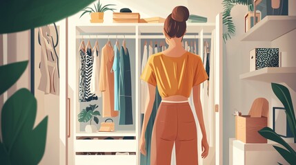 A woman meticulously organizes medication in her bright, minimalist kitchen, using a weekly organizer for efficient family health management.