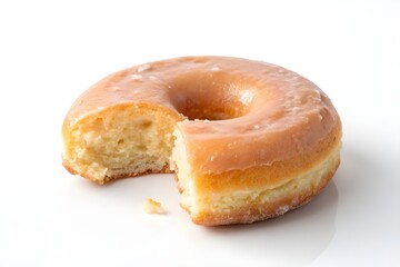 donut on white background