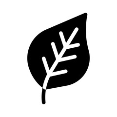 leaf glyph icon