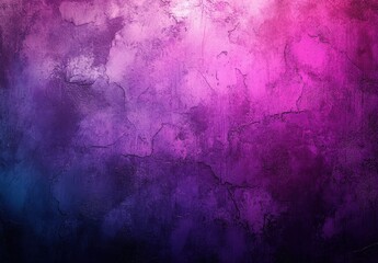 Fototapeta premium Vibrant Abstract Texture Featuring Shades of Purple, Pink, and Blue With Distressed Surface Patterns for Creative Background and Design Use