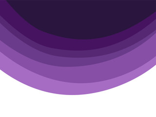 Abstract banner art paper cut purple color for decoration