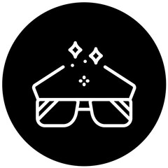 Vector Design Fun Glasses Icon Style