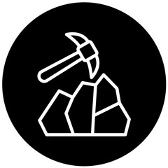 Vector Design Mining Icon Style