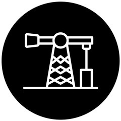 Vector Design Oil Pump Icon Style