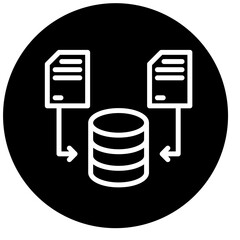 Vector Design Data Flow Icon Style