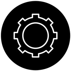 Vector Design Gear Icon Style