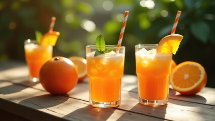 Chilled Orange Juice Smoothies for Summer