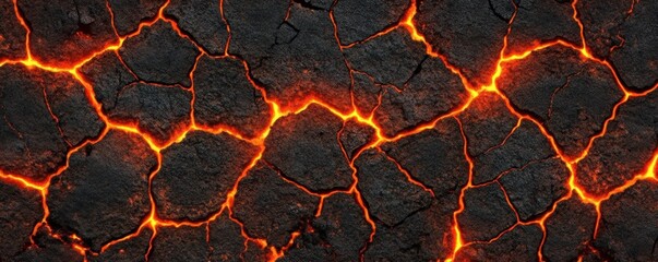 Lava texture fire background rock volcano magma molten hell hot flow flame pattern seamless. Earth lava crack volcanic texture ground fire burn explosion stone liquid black red inferno planet relief