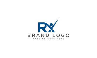 Creative RX logo for Branding  and Startups.