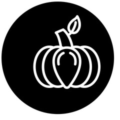 Vector Design Pumpkin Icon Style