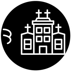 Fototapeta premium Vector Design Church Icon Style
