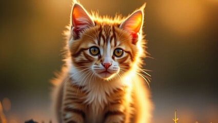 Obraz premium As this stray cat awoke from its slumber, it was initially oblivious to the camera but soon turned to face it as if striking a pose.