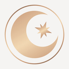 Ramada moon collage element vector © Rawpixel.com