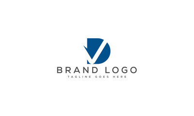 Creative DV logo for Branding  and Startups.