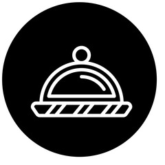 Vector Design Platter Icon Style