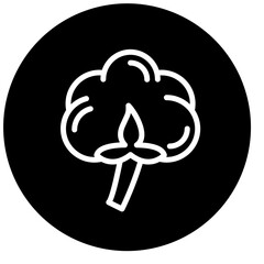 Vector Design Cotton Icon Style