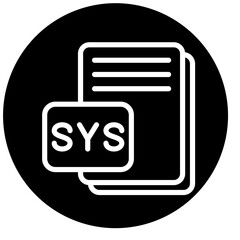 Vector Design SYS Icon Style