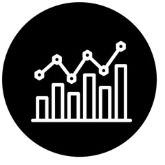 Vector Design Bar Chart Icon Style