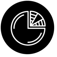 Vector Design Pie Chart Icon Style
