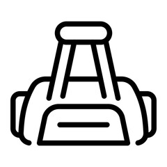 This Sport Bag icon is suitable for Basketball, Sport Event, etc