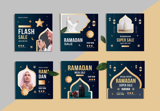 Ramadan Sale Social Media Post Design